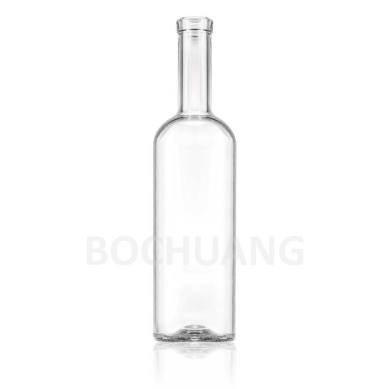 Customized 275ml 330ml 355ml 475ml 500ml 700ml 750ml Storing Spirit Whiskey Brandy Rum Vodka Gin Tequila Clear Empty Glass Liquor Bottle