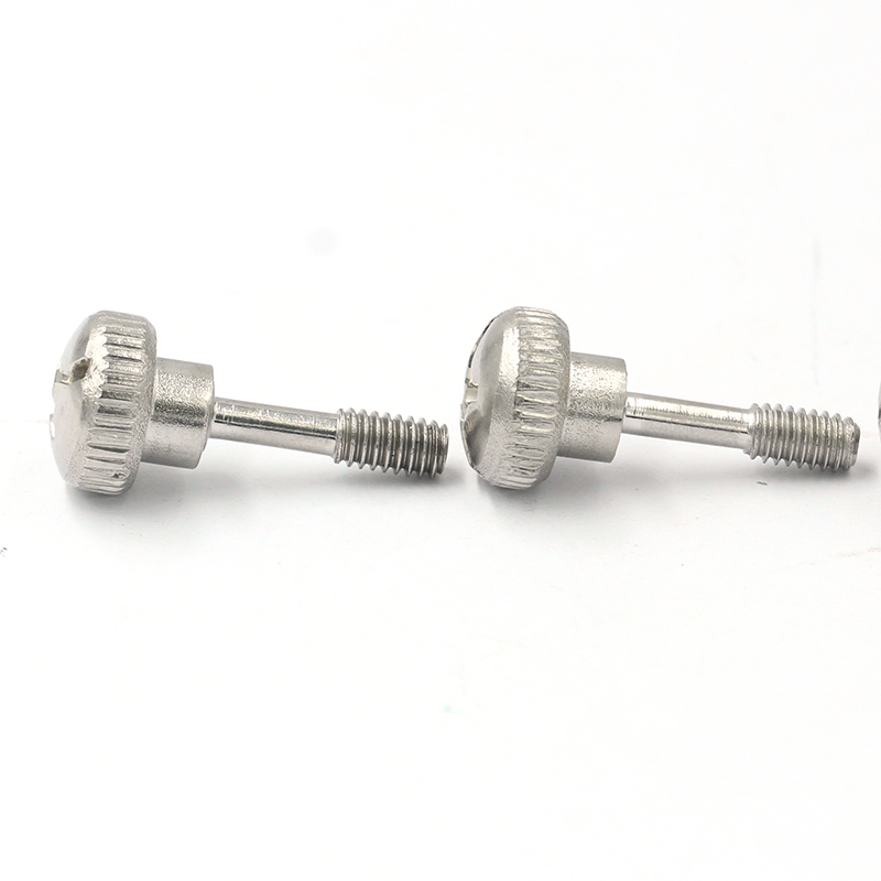 Винты с накаткой и буртиком, нержавеющая сталь