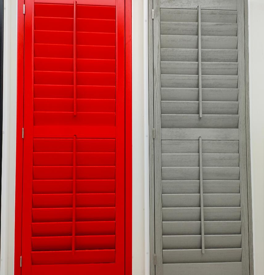 Home Decoration Full Height Half Window Shutter PVC Plantation Shutter for Australia