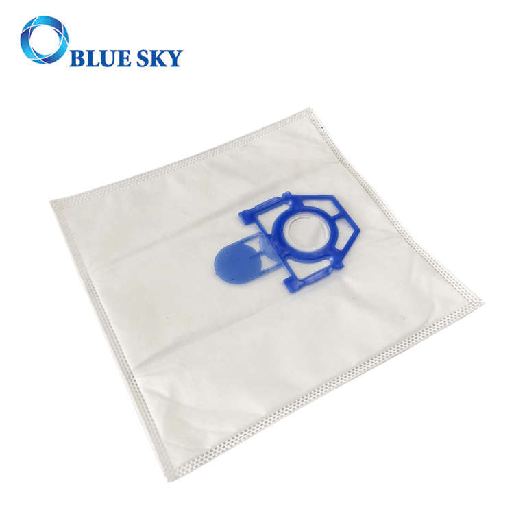 White Nonwoven Blue Collar Dust Filter Bags for Zelmer Odyssey Zvca100b 49.4000 Vacuum Cleaner
