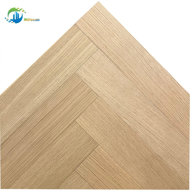 Engineered Solid Wood Flooring Multi-Layer Flooring: E0 Grade, UV-Coated for Home & Office