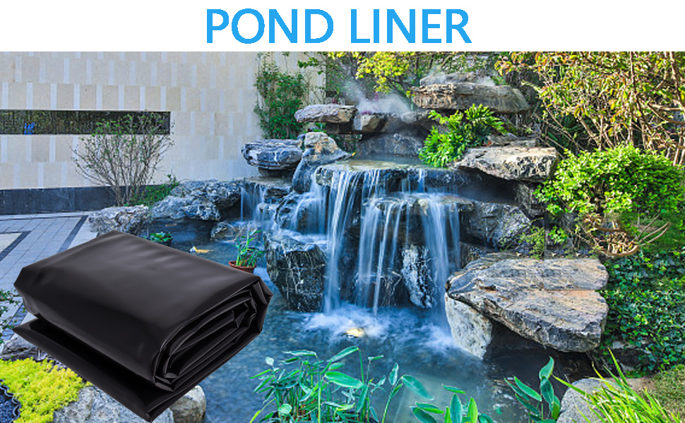0.3mm 0.4mm 0.5mm 0.75mm Custom PVC Pond Liner Easy Installation, Durable, Strong, Flexible