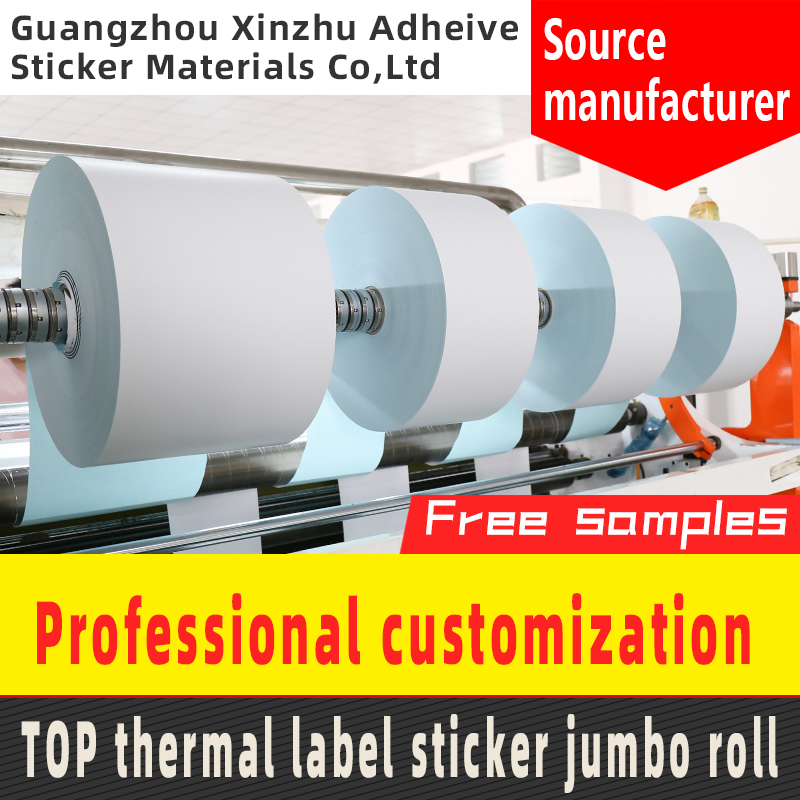 Top Thermal Label Sticker Jumbo Roll Label Sticker