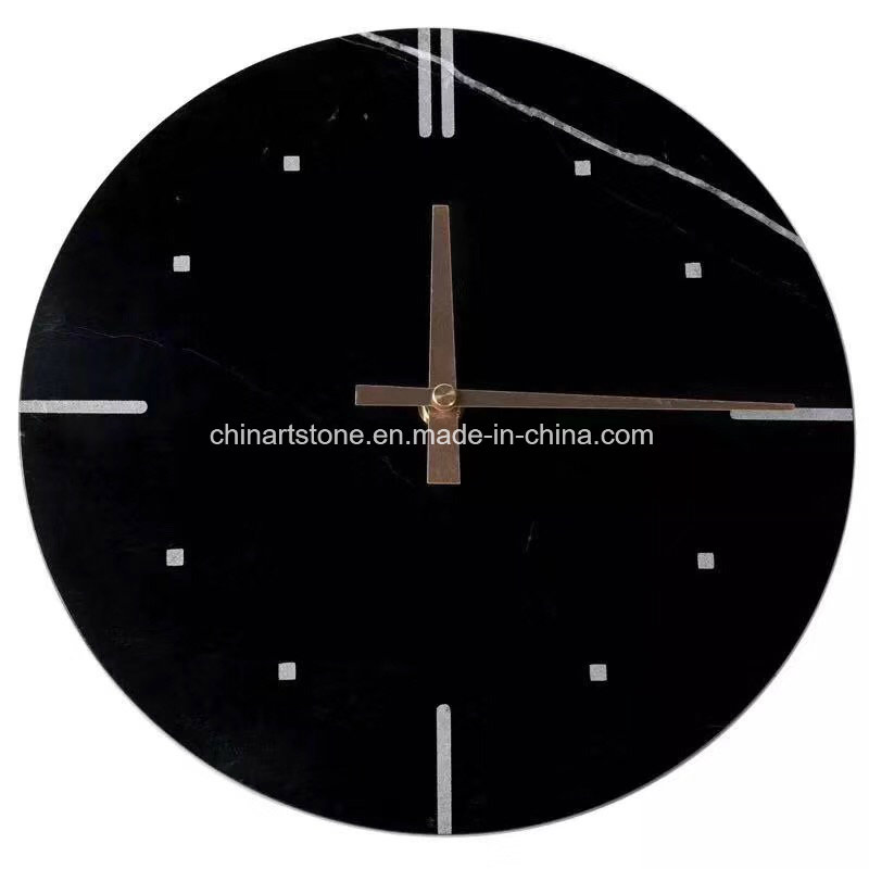 Nature Marble Clocks for House Decoration