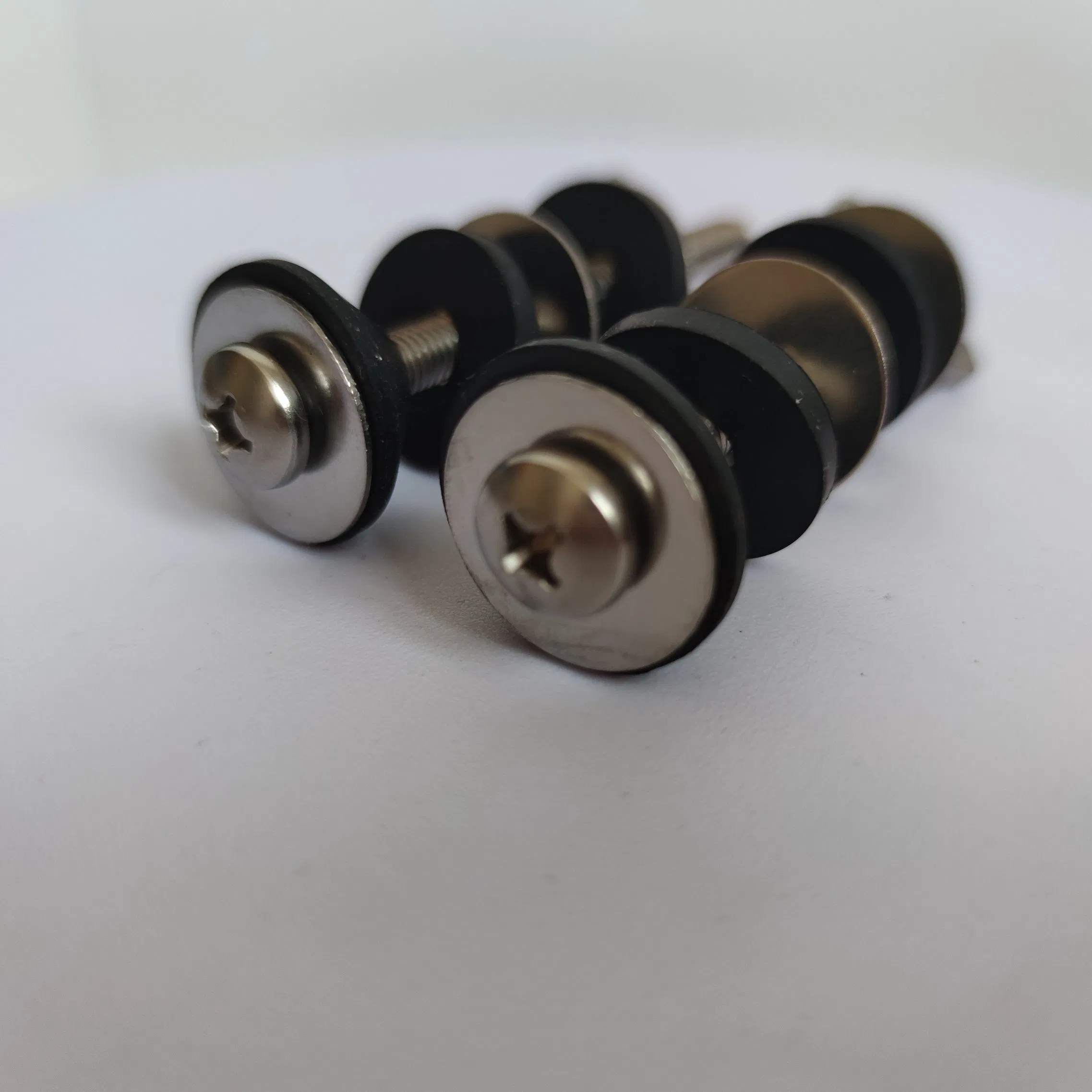 2 PCS Toilet Tank to Bowl Bolts Repair Kit with 5/16 * 3.15 Inch Heavy Duty Rustproof Stainless Steel Toilet Bolts