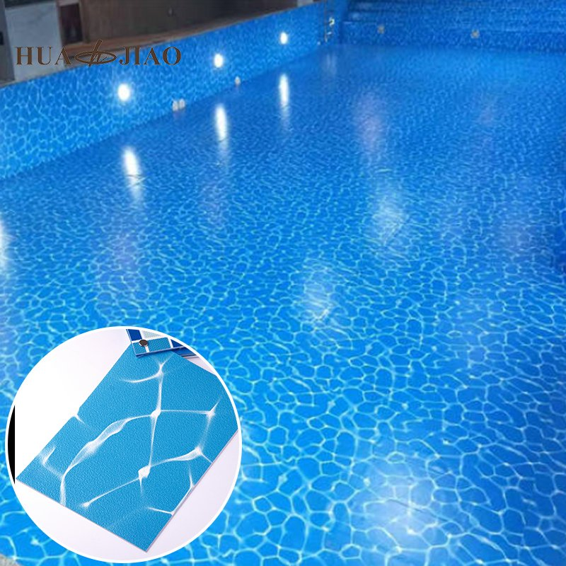 Stone Pattern PVC Coated Tarpaulin Waterproof Pool Liner for Residential Use