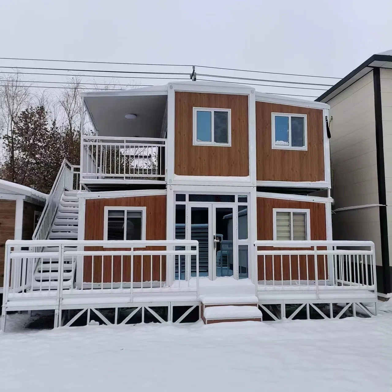CE ISO Approved Hot Sale Prefabricated House Double Layer Quickly Assemble Foldable Expandable Container House