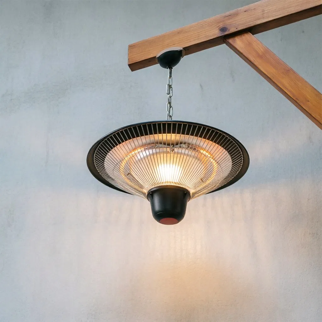 Patio Heater with Hanging Feature for Indoor and Outdoor Convenience