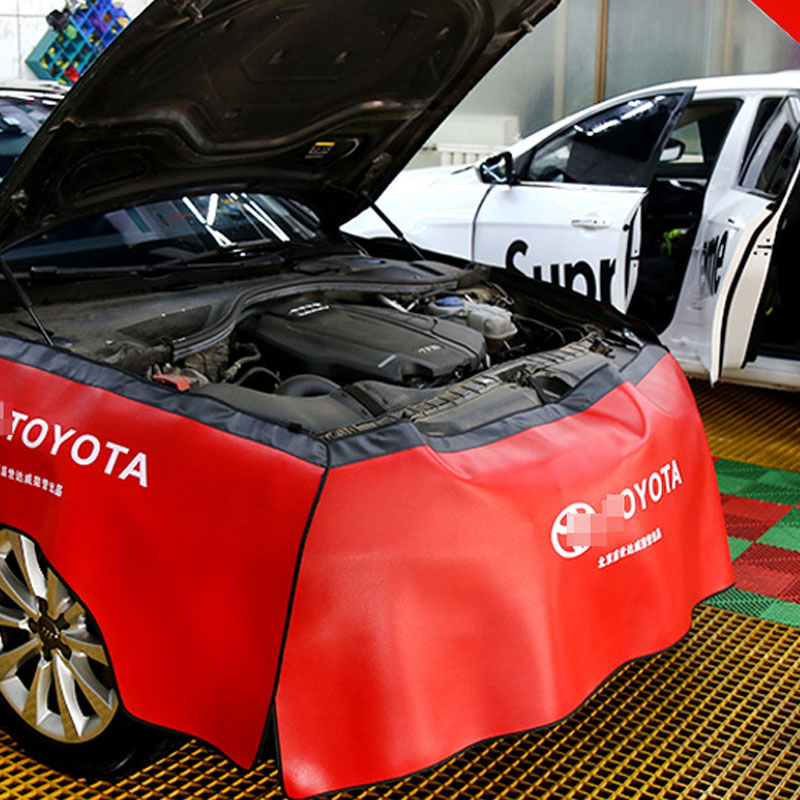 Custom Wholesale Magnetic PU Car Fender Cover for Maintenance Protection