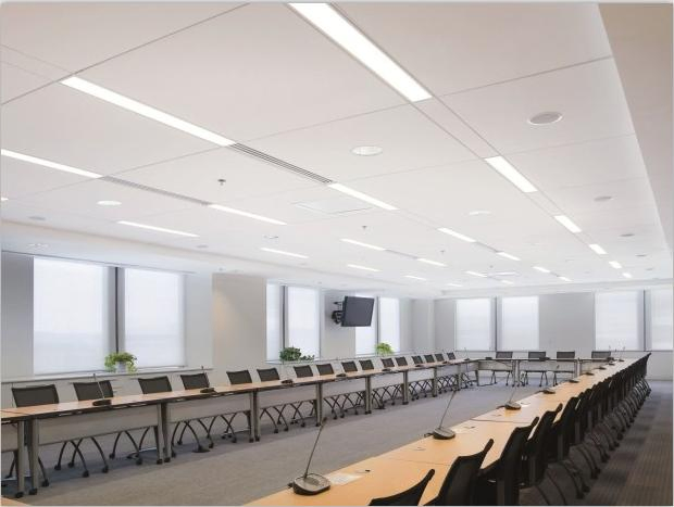 Acoustic Ceiling Board Fireproof Mineral Glass Fiber Ceiling Tiles for Sale