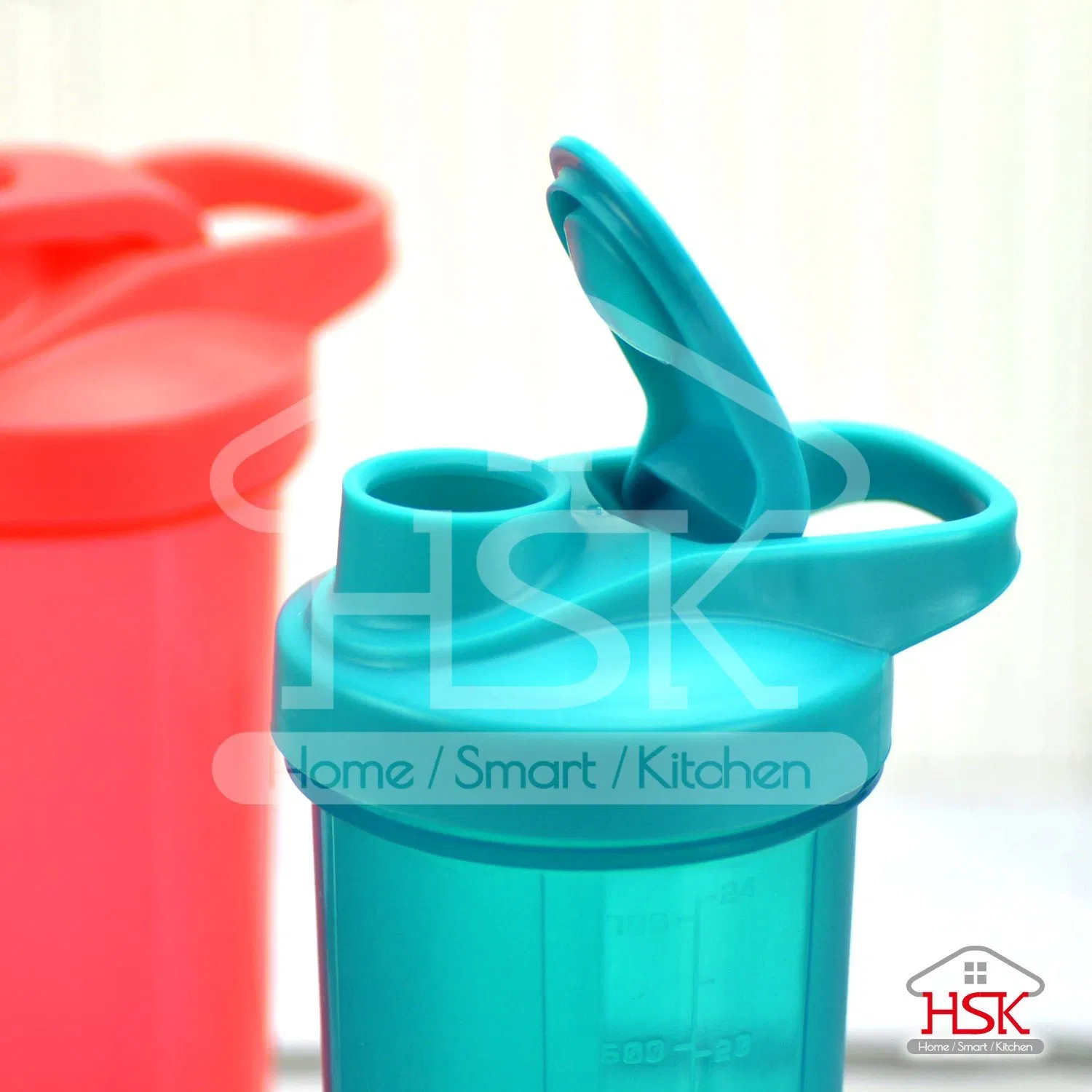 Sports Water Bottle - Protein Shaker Bottle, Leak Proof 700ml/24oz, Jq-D037