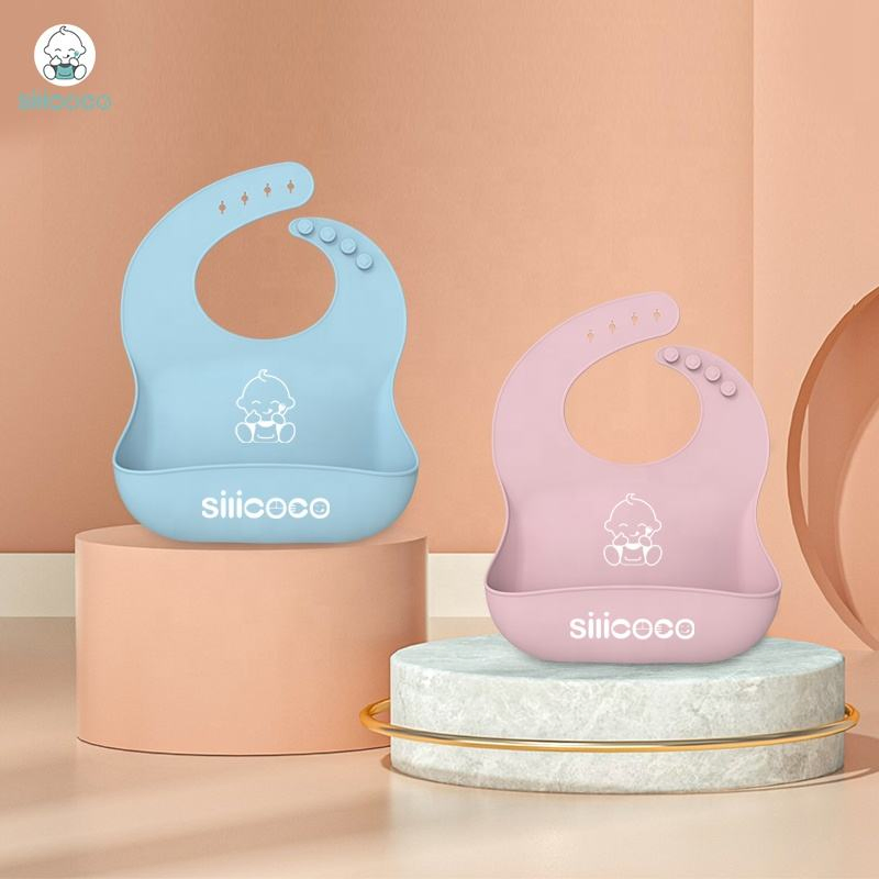 Baby Bibs Wholesale Waterproof Bib BPA Free Baby Silicone Bib