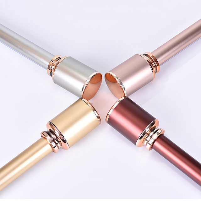 Color Powder Coated Extrusion Aluminum Curtain Rod Pole