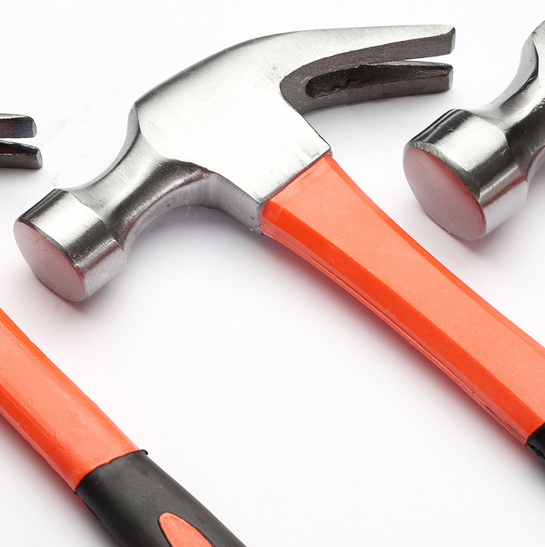 8oz 18oz 24oz Carpenters Fiberglass Handle Claw Hammer