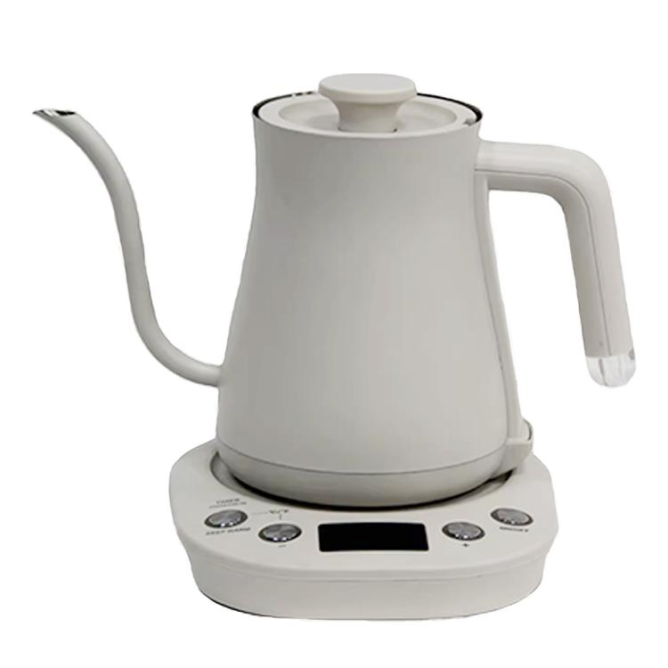 600ml Electric Temperature Control Coffee Pour Over Kettle Stainless Steel Electric Tea Kettle for Household Kitchen Coffee Tea