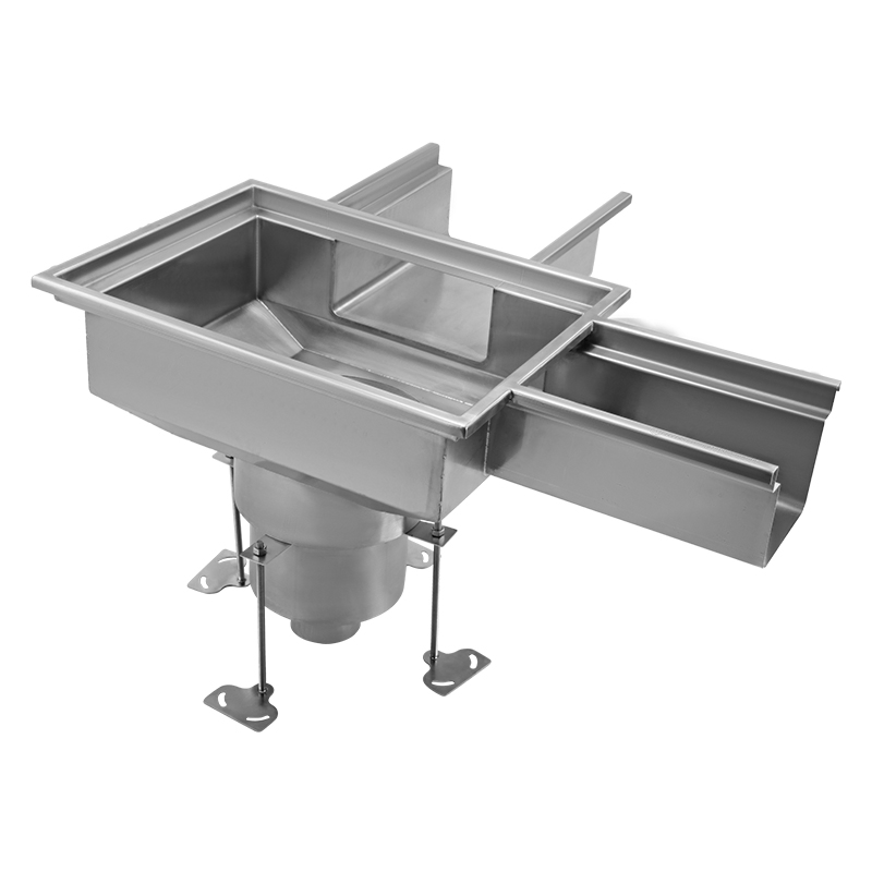 High Flow Rate Sanitary Stainless Channel Drain System for Beverage Industry