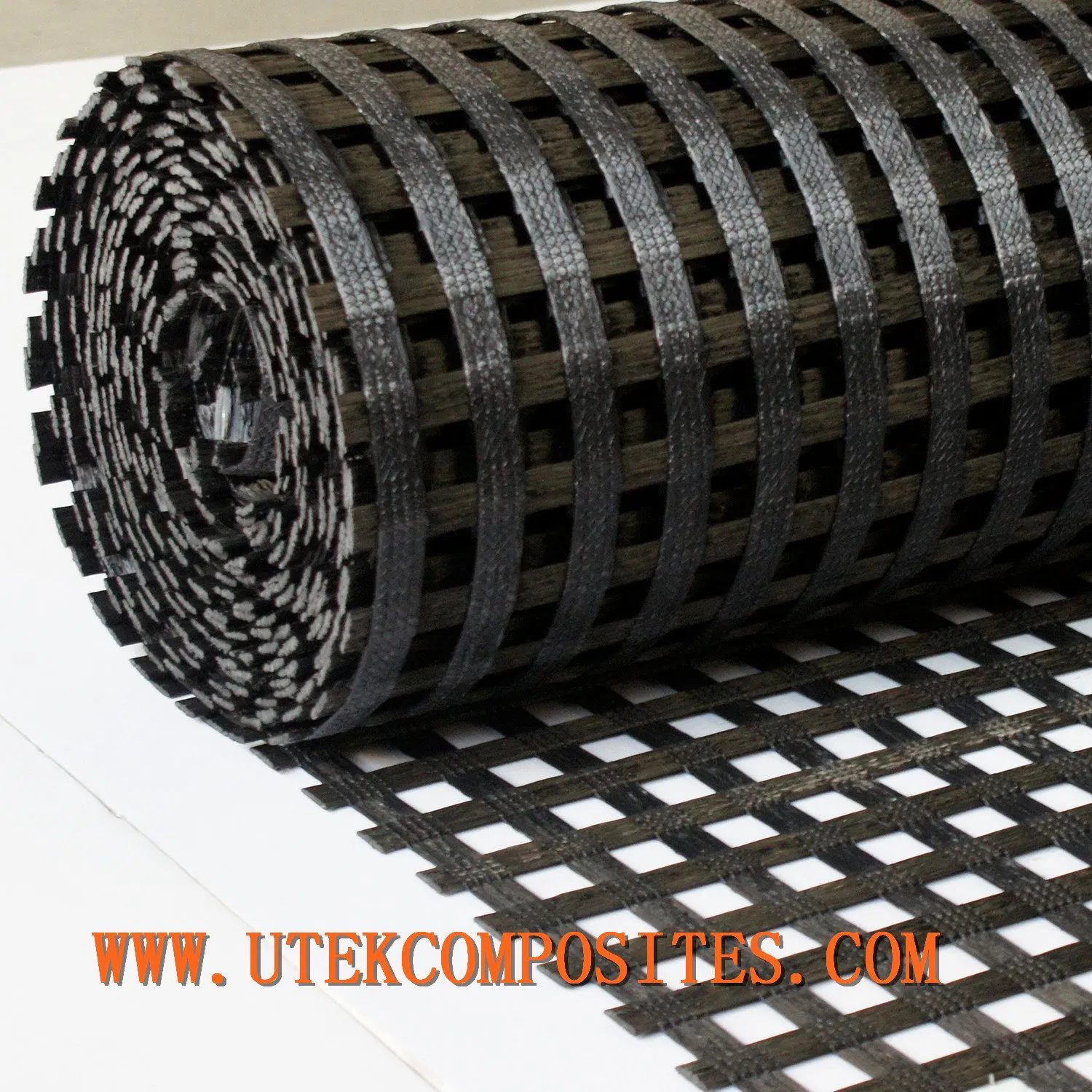 Asphalt Coated Fiberglass Geogrid with CE