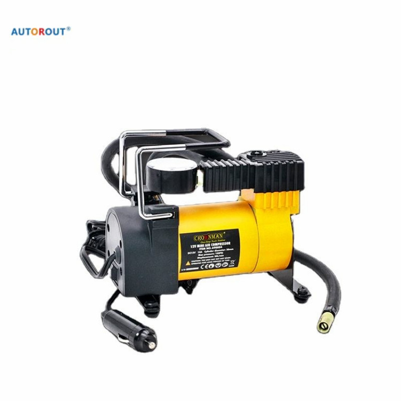 Portable High Power Tire Inflator with Metal Body for Durable and Efficient Service