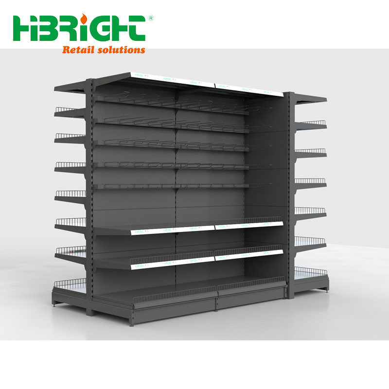 Wholesale Grocery Metal Supermarket Shelf Gondola Shelving Rack for Retail Store