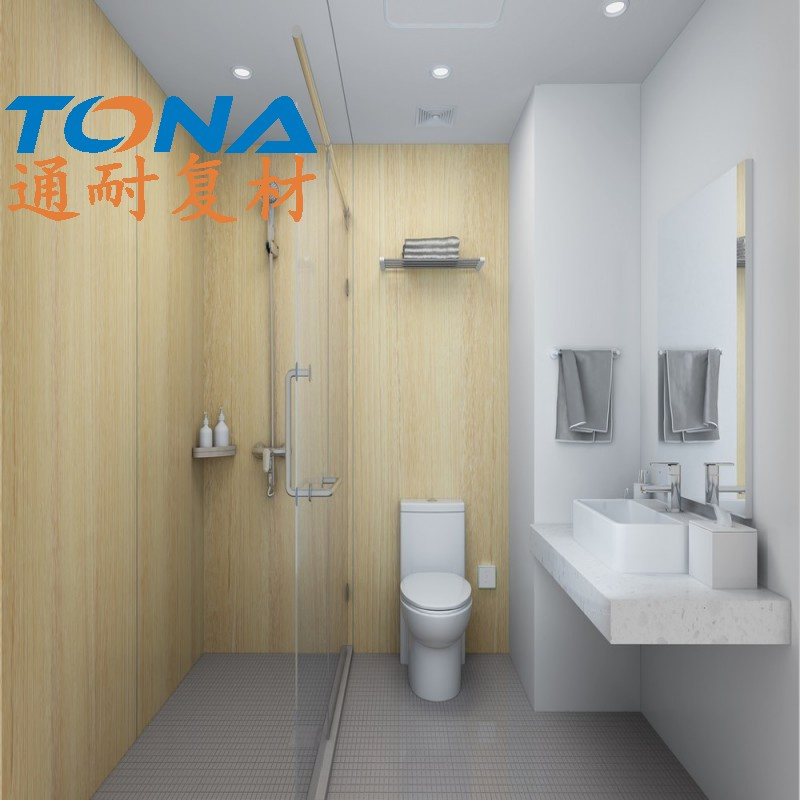 Integrated Modular Featuring Prefabricated Enclosure Portable SMC Bathroom