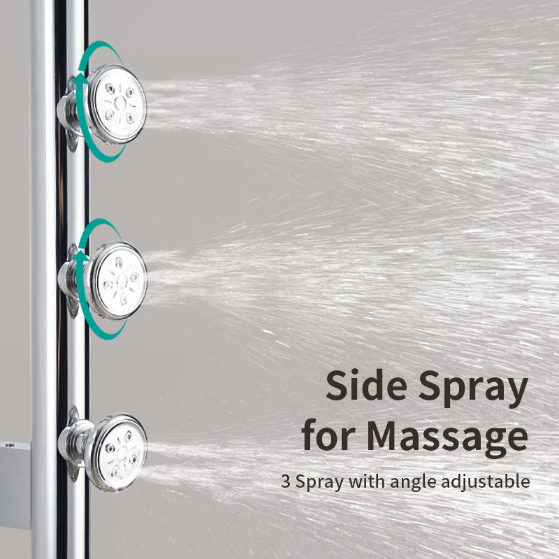 Good Quality Chromed Hl-2468 Shower Column Body Jets Shower System for Bathroom