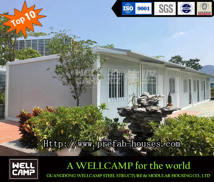 Wellcamp Prefab Manufacture Luxury Flat Pack Contanier House for Villa
