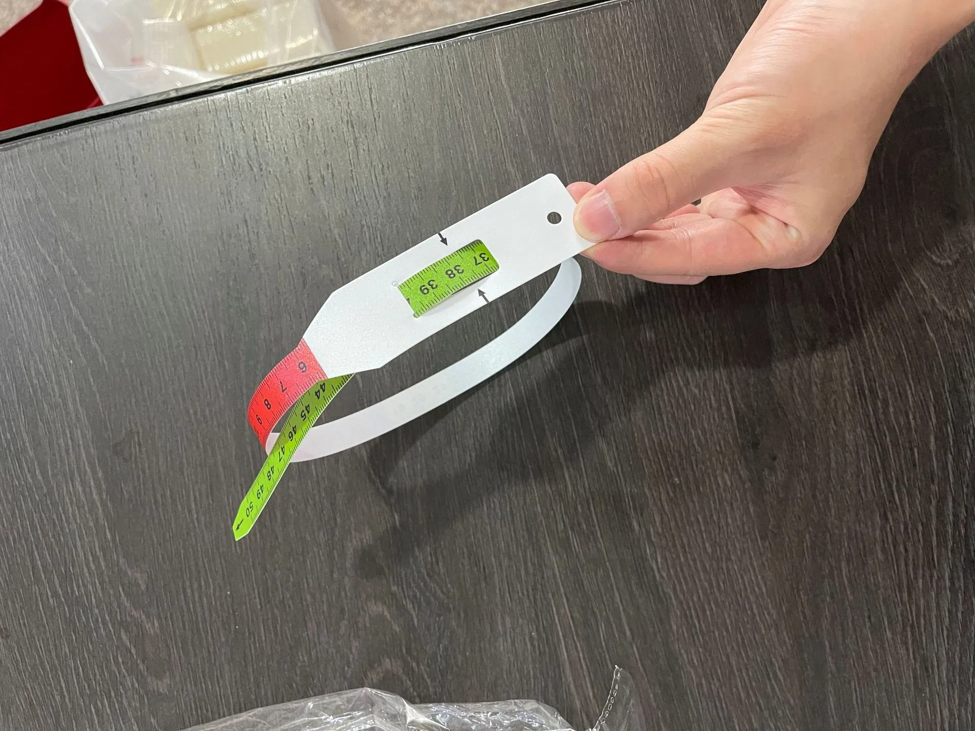 PP Plastic Water Proof Baby Head Circumference Muac Measuring Tape with 26cm