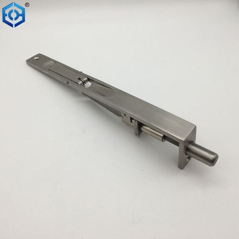 Stainless Steel Security Action Flush Slide Bolt Latch Lock