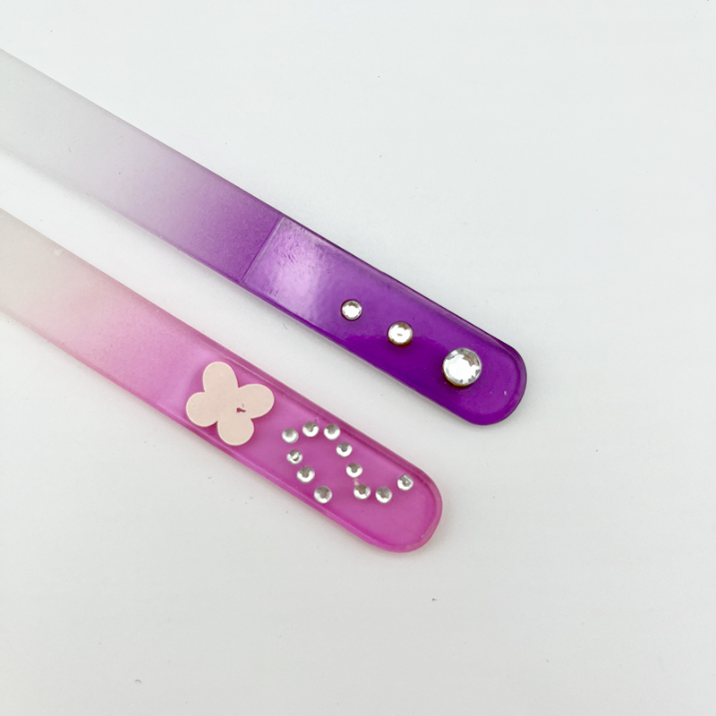 Colorful Manicure Nail Care Tool Women Beauty Travel Fingernail Portable Small Nail File