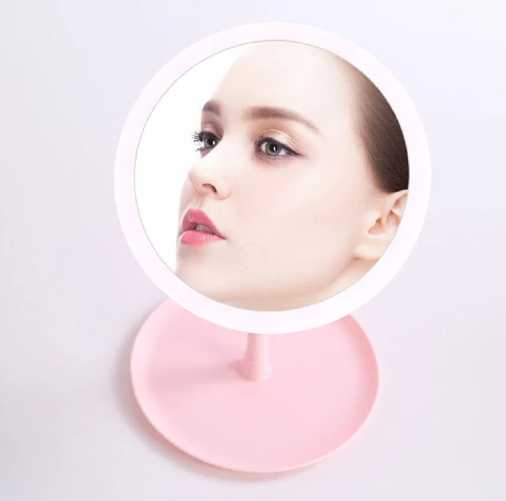 Rechargeable Adjustable Vanity Makeup Mirror with LED Light Mi17682