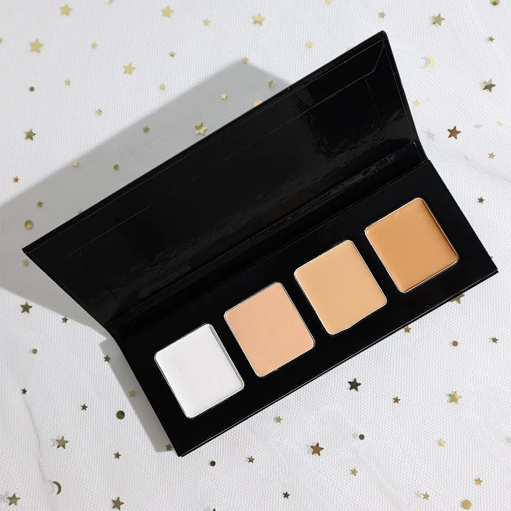 19 Colors Optional Black Compact 10 Sets Exquisite Soft Concealer Natural Long Lasting Private Label Lightweight Makeup