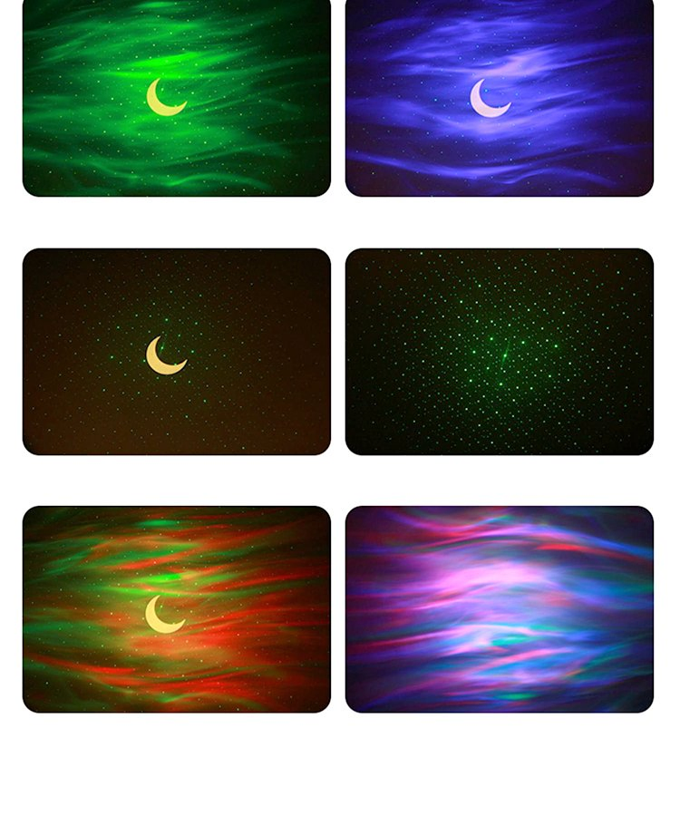 Bluetooth Music Night Light Projector for Kids with White Noise