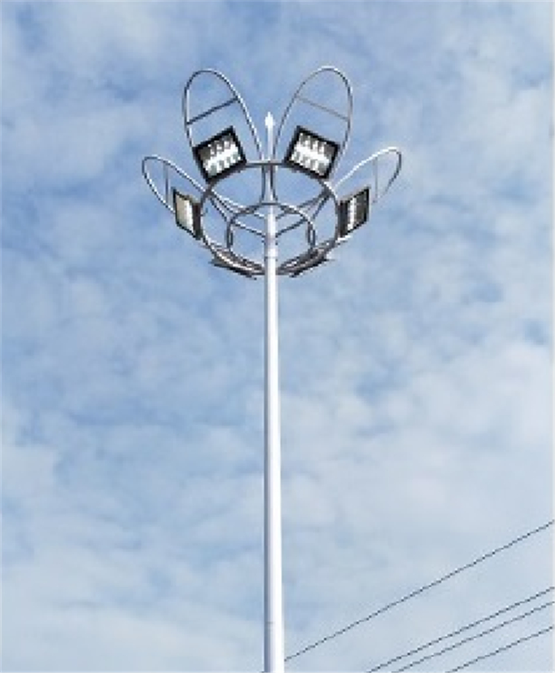 Hepu Solar Lamp Pole Steel Pole High Mast
