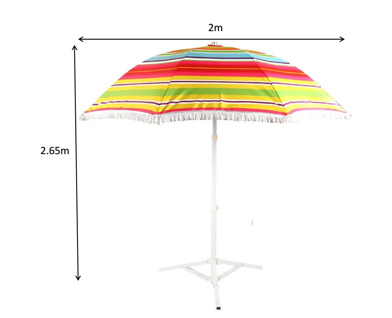Пляжный зонт от солнца складной с UV-защитой