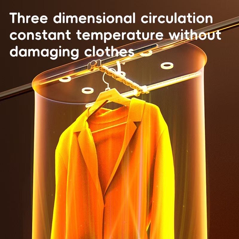 Compact Portable Electric Clothes Dryer for Travel and Home
