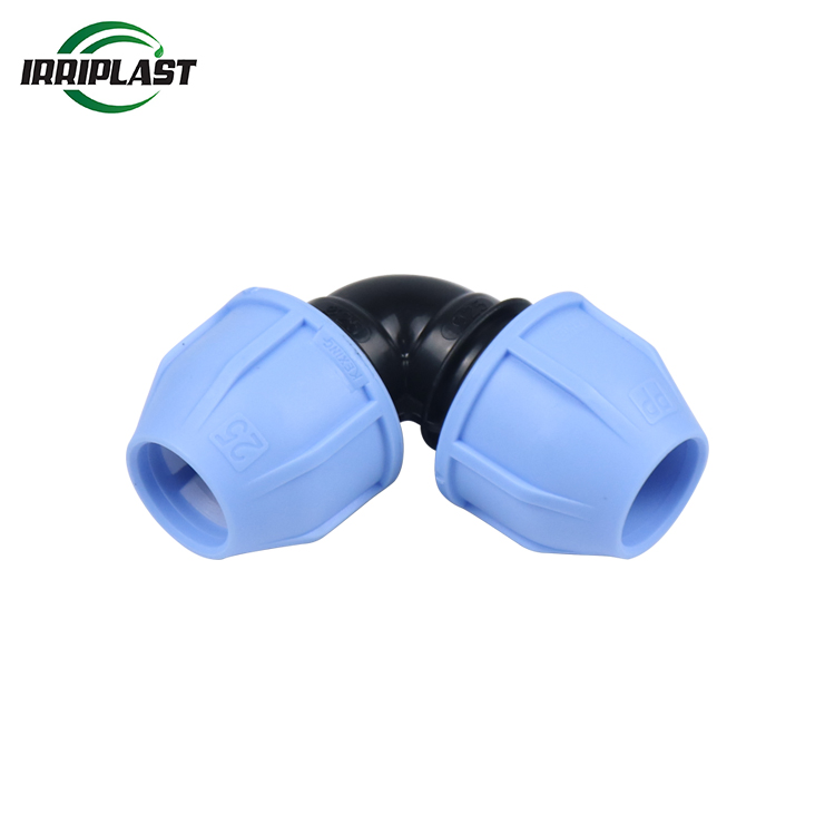 PP Compression Fittings Agricultural Irrigation Accessories Elbow for Water Supply