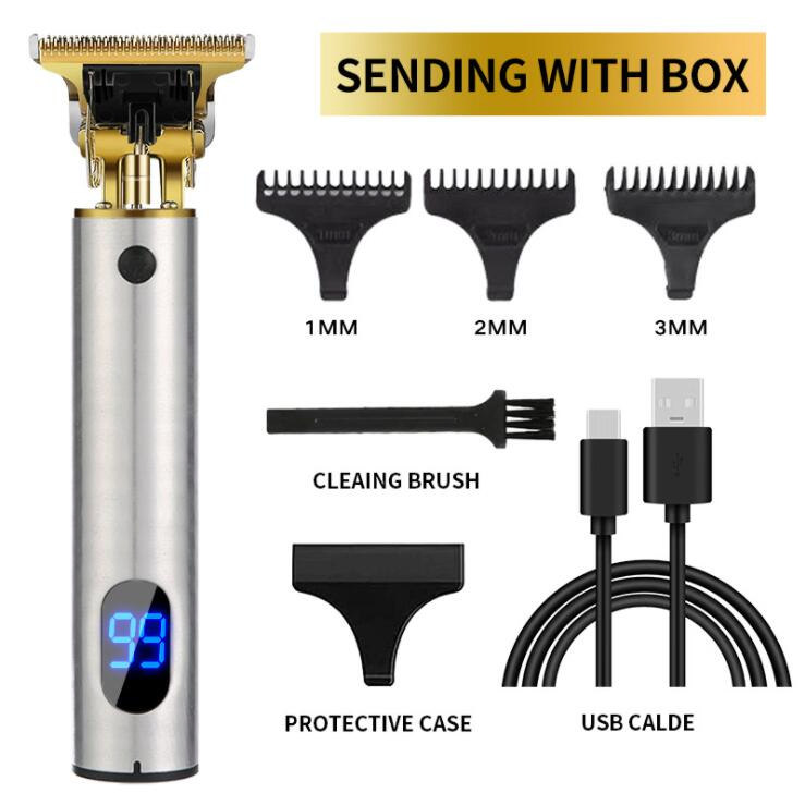 Professional Cordless Ceramic Rechargeable Portable Home Hair Clipper