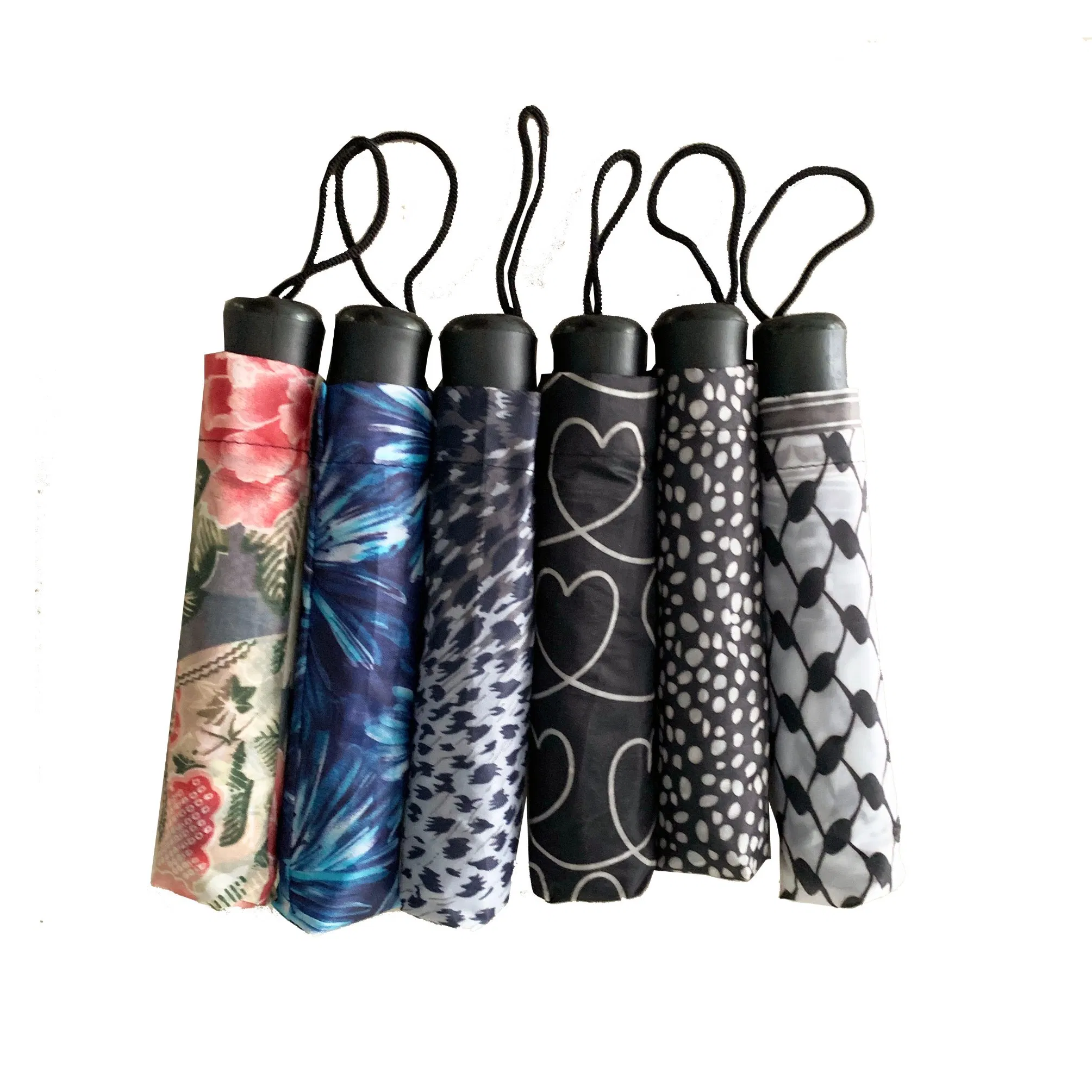 Cheapest Promotion Advertising 3 Folding Umbrella Customized China Rain Umbrella Mini Umbrellas Wholesale