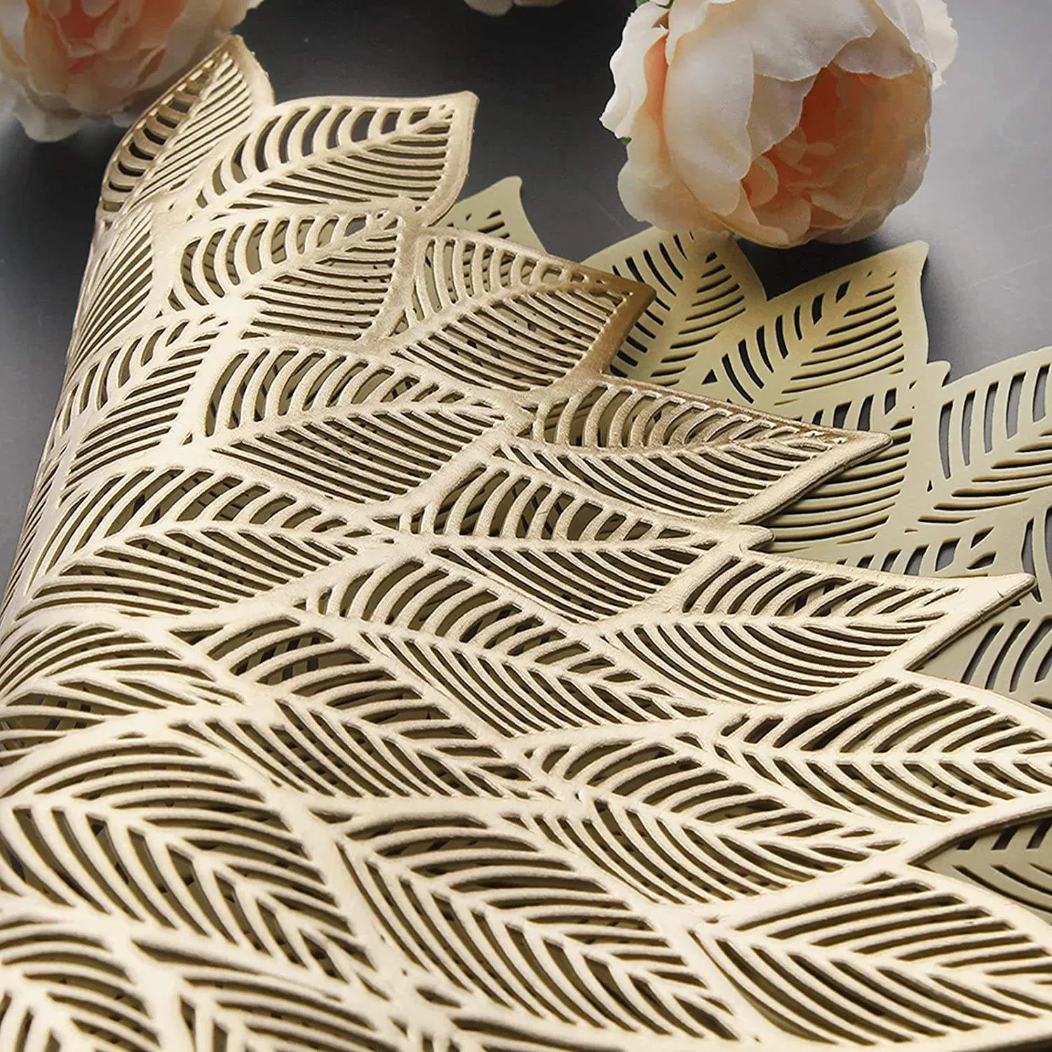 Eco-Friendly Custom Kitchen Modern PVC Leather Placemats