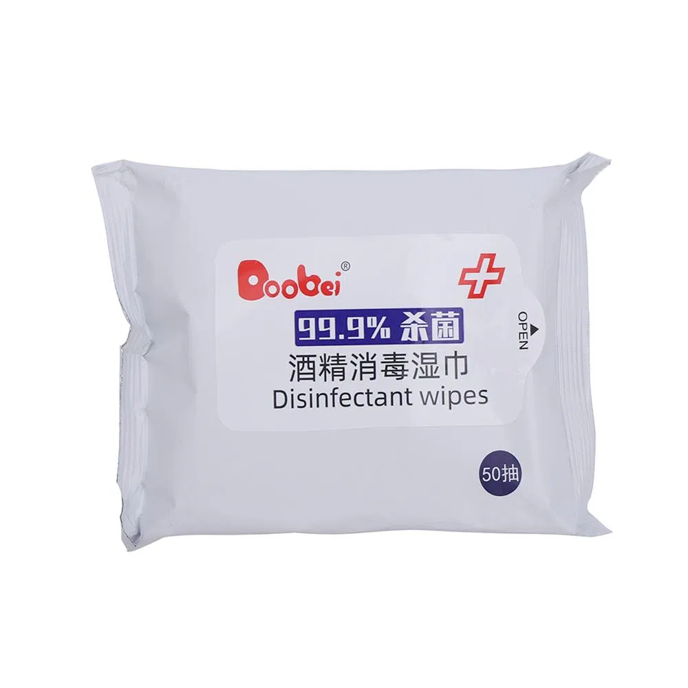 Factory Price 75% Alcohol Wipes Sanitizing Wipes Protective Antibacterial Disinfectant Wet Wipes