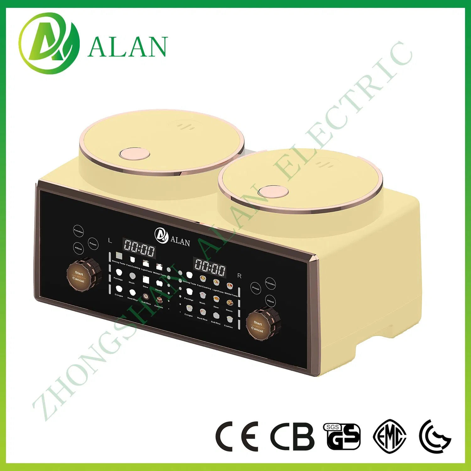 CE CB EMC RoHS Reach Gcc Certificate 1.6L Portable Mini Hotpot Multi-Function Cooker