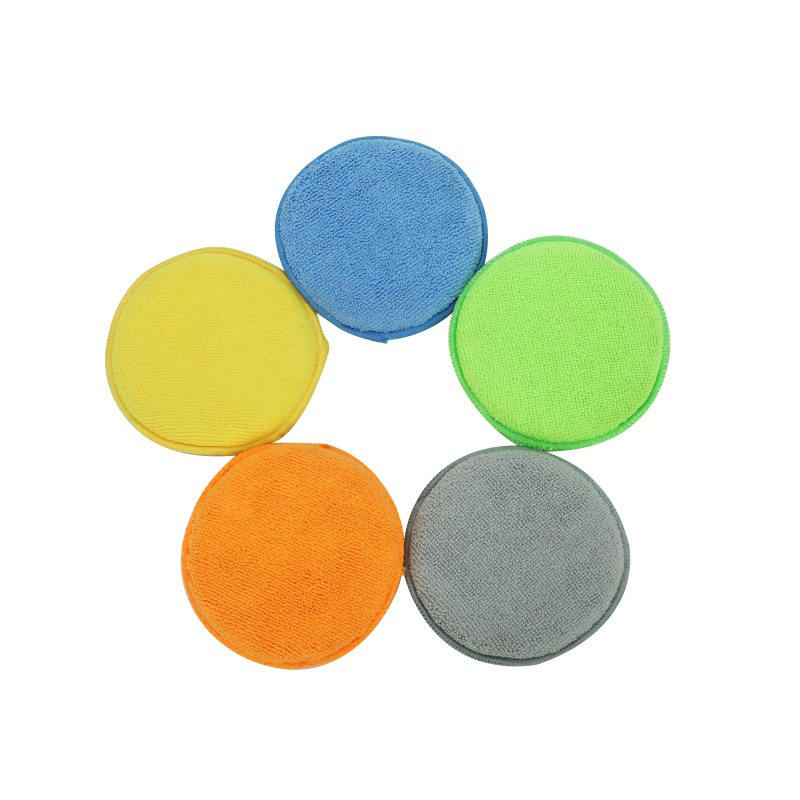 125mm Buffing King Waxing Pad Microfiber Foam Buffing Pad Car Detailing Waxing Foam Pad