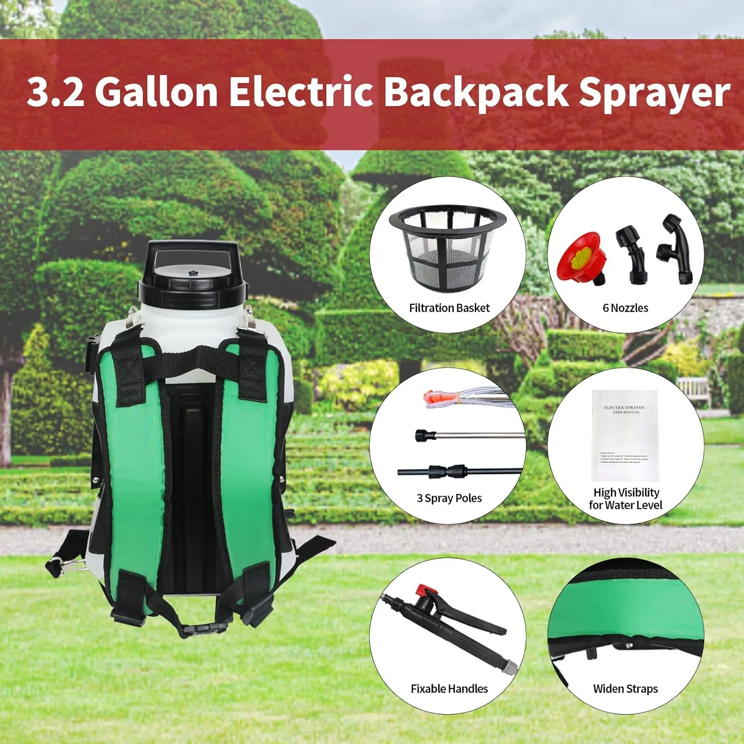 G-Carve Backpack 2-Stroke Petrol Powered Chemical Sprayer Fogger Mister Blower