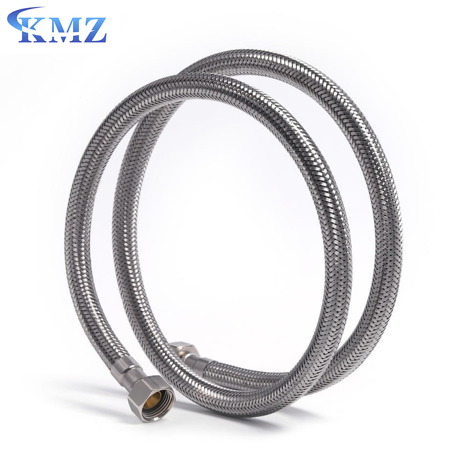 F3/8*F3/8 Stainless Steel Flexible Hose Kitchen Accessories Braided Hose Pipes