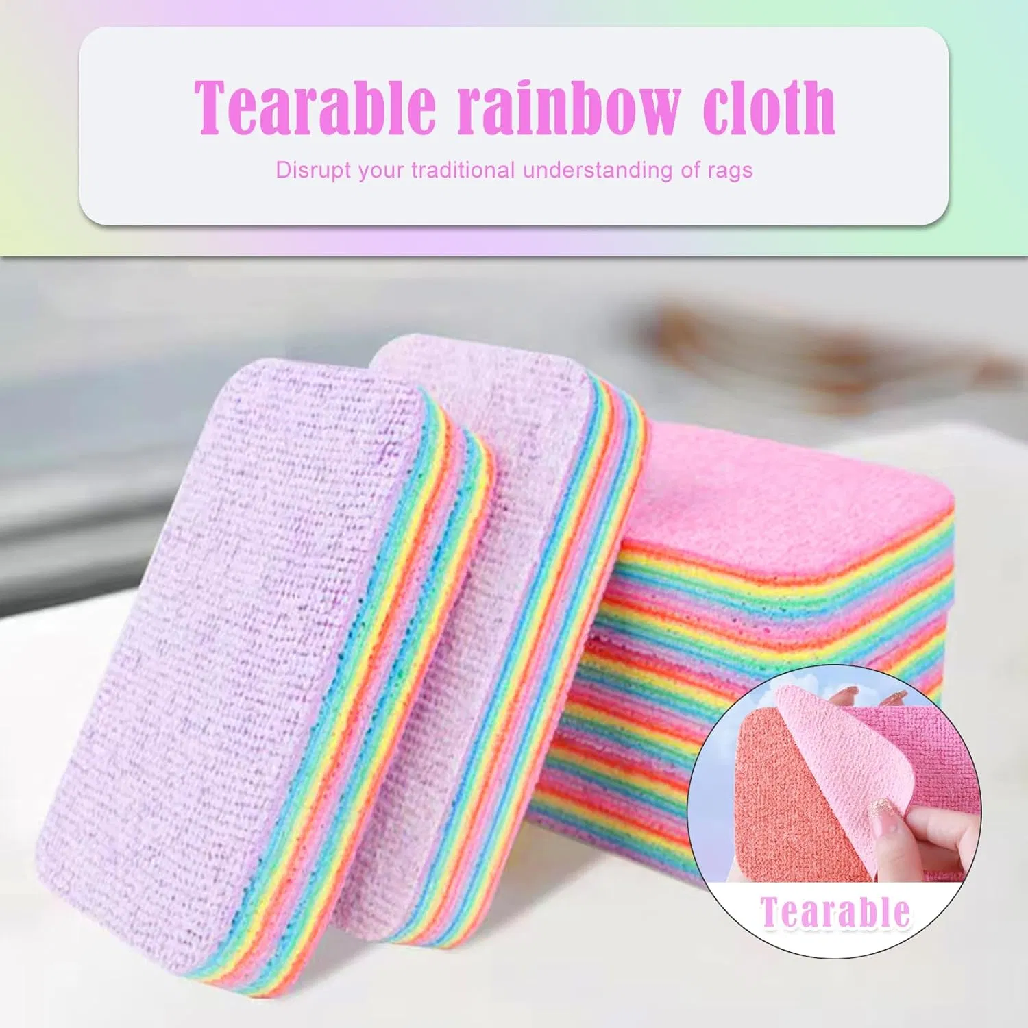 Ultra-Absorbent Multi-Layer Microfiber Cleaning Cloths for Home Use