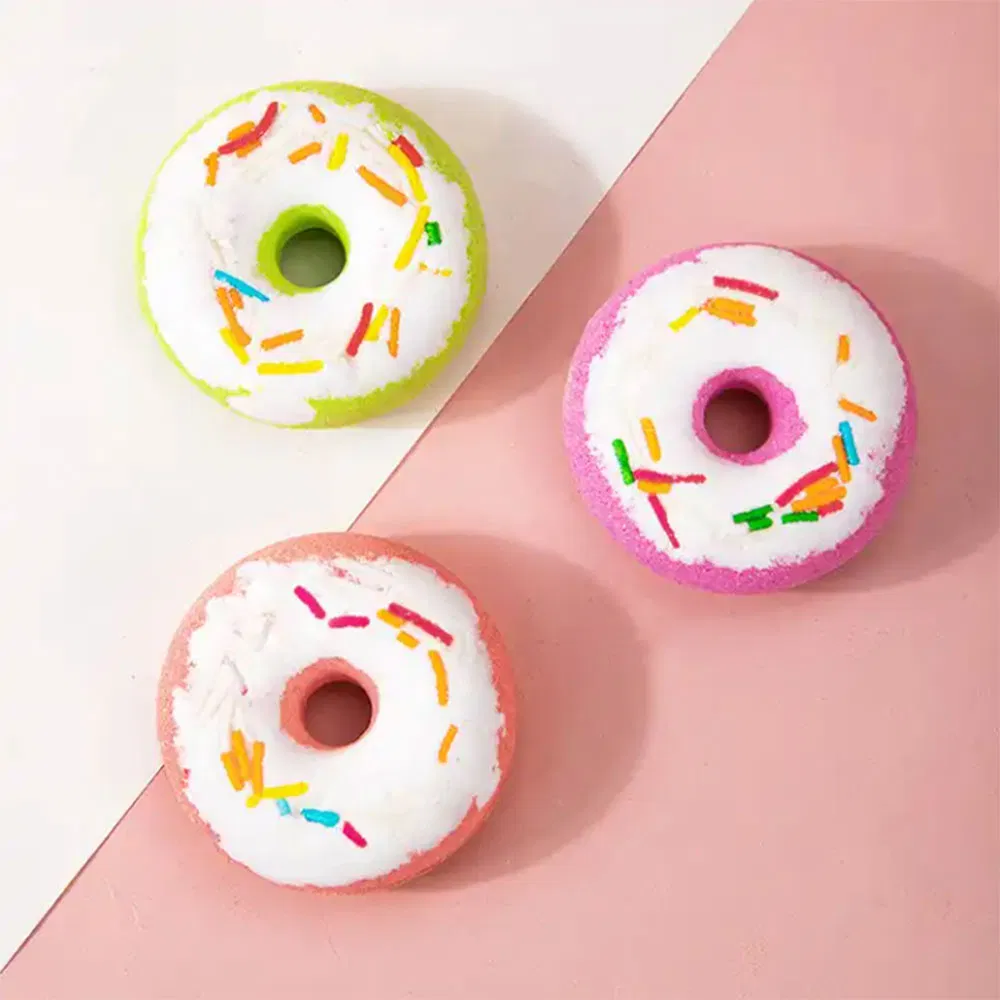 Wholesale Donut Bombs Bubble Bath Aromatherapy Body Care SPA Luxury Bath Bomb