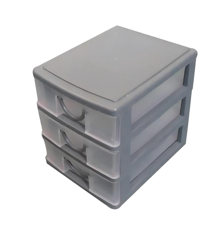 Plastic Storage Box Drawers Multipurpose Desktop Organizer with Removable Compartments