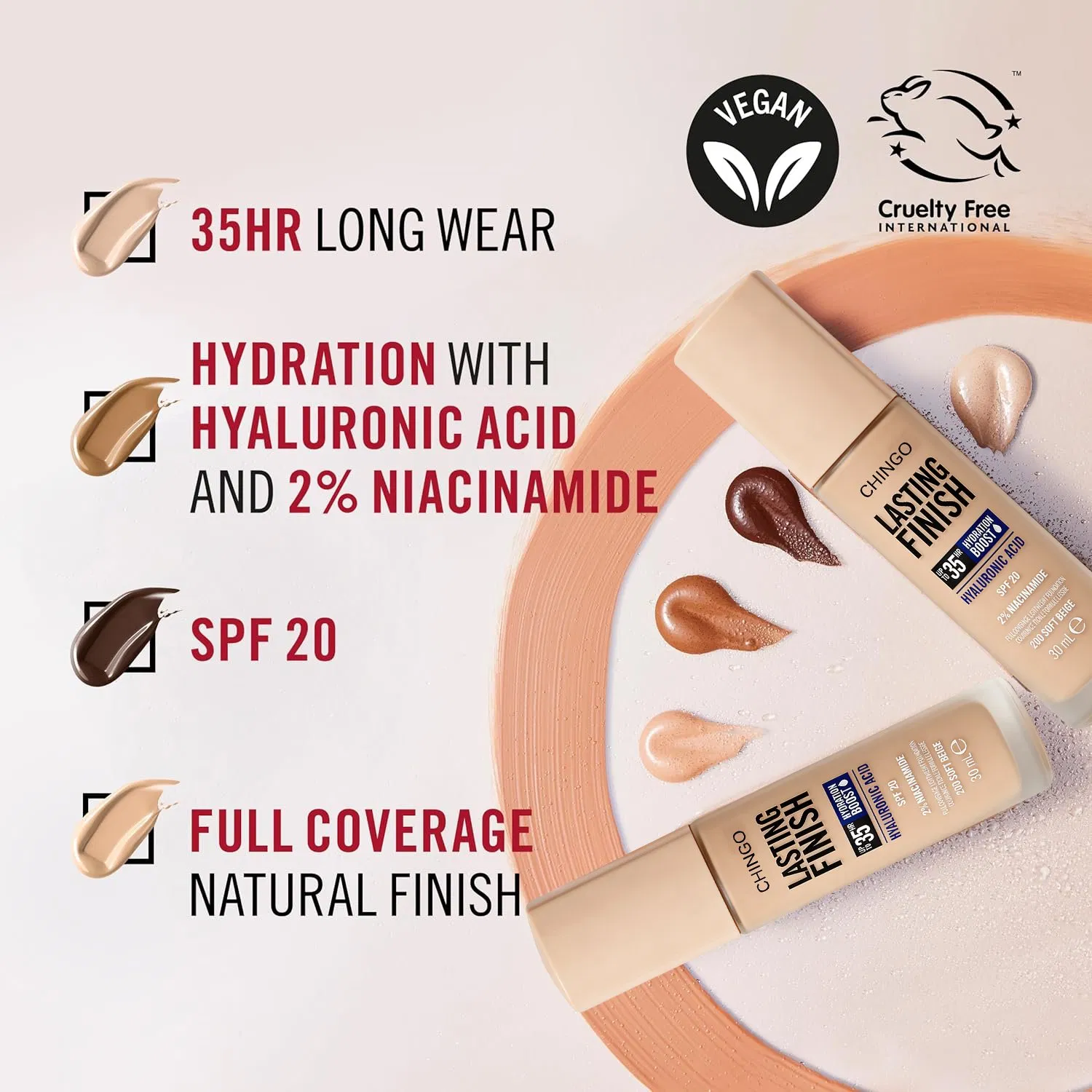 Plump Glowing Oil-Control Gentle Liquid Foundation