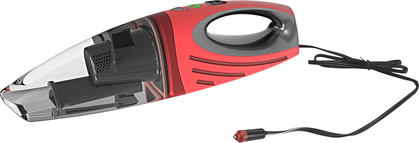 Powerful Wet and Dry Red Car Vacuum Cleaner for Ultimate Clean
