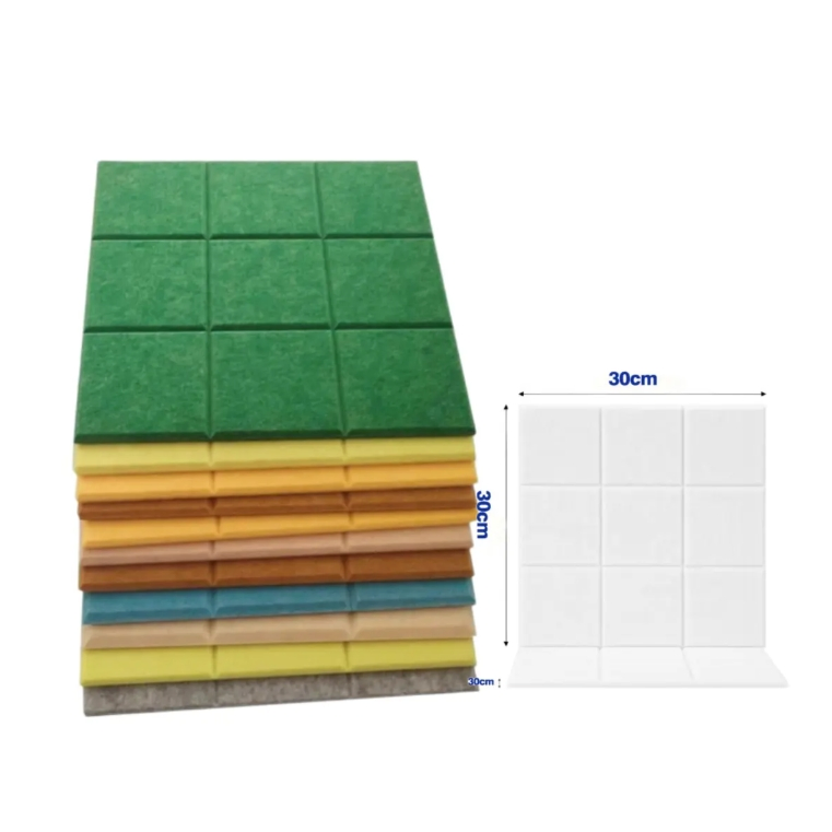 Multi Function Sound Absorbing Wool Felt Fabric Acoustic Wall Panels DIY Pet Felt Acoustic Panels